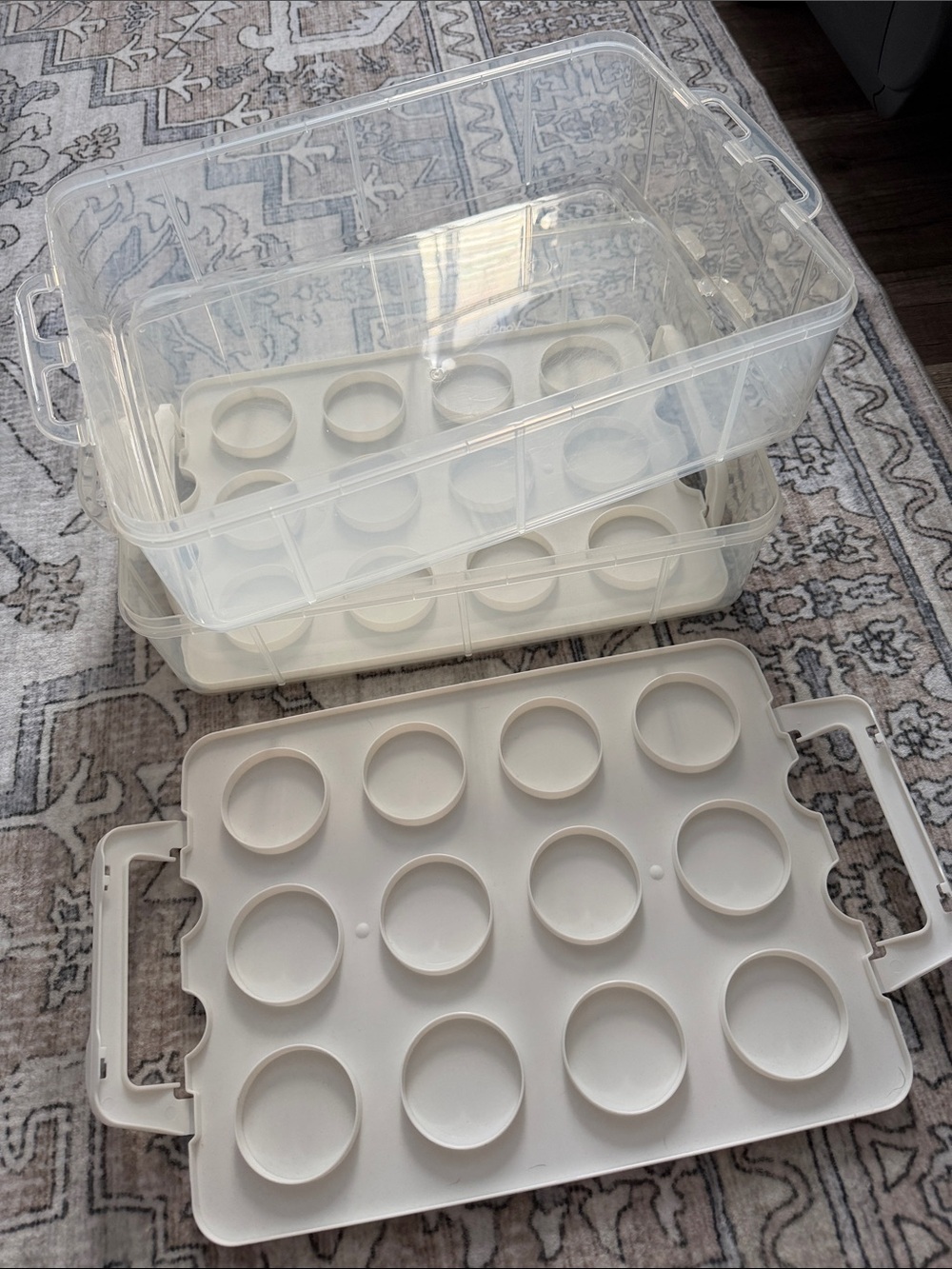 VonShef Cupcake Storage & Carry Case